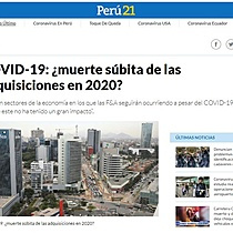 COVID-19: muerte sbita de las adquisiciones en 2020?